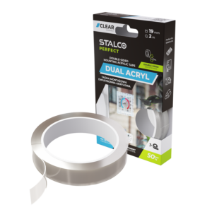 Bandă acrilică dublu adezivă pentru montare 19mm x 2m STALCO PERFECT S042276664