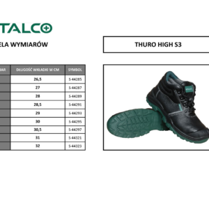 Botine din piele THURO HIGH S3 STALCO