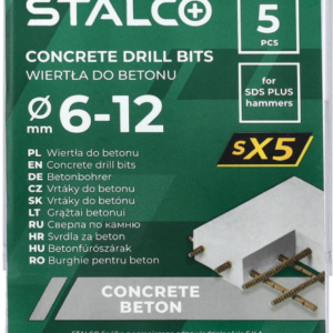 Burghie pentru beton SX5 6,0-12,0 mm 5 buc STALCO S060226405