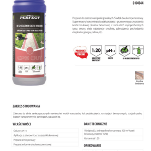 Concentrat pentru curatarea pavajului 1 L STALCO PERFECT S-64544