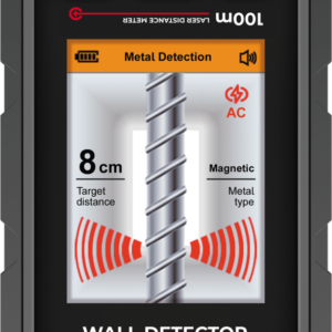 Detector pereti multifuncțional WDP100M 100m STALCO PERFECT S058198001