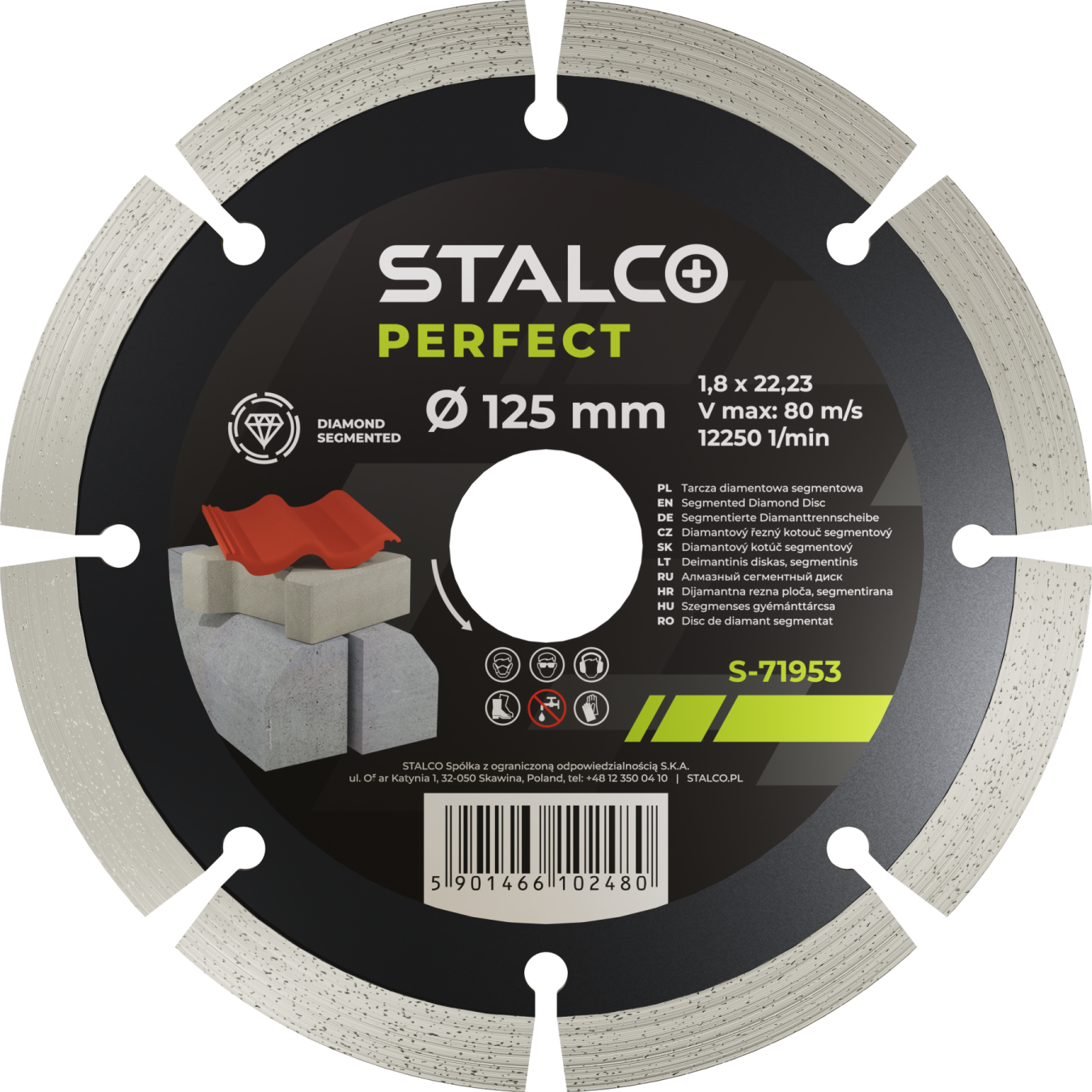 Disc diamant segmentat 125mm STALCO PERFECT S-71953