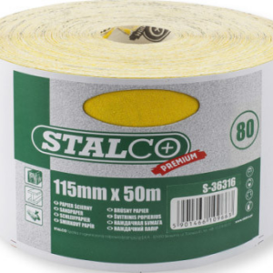 Hârtie șmirghel în rolă 115mmx50m gr.100 STALCO S-36317