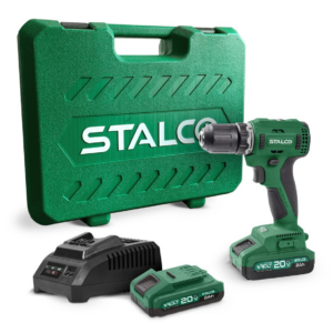Mașină de găurit cu acumulator DS20-55BL 2x 2Ah 20V S-VOLT STALCO S-97310