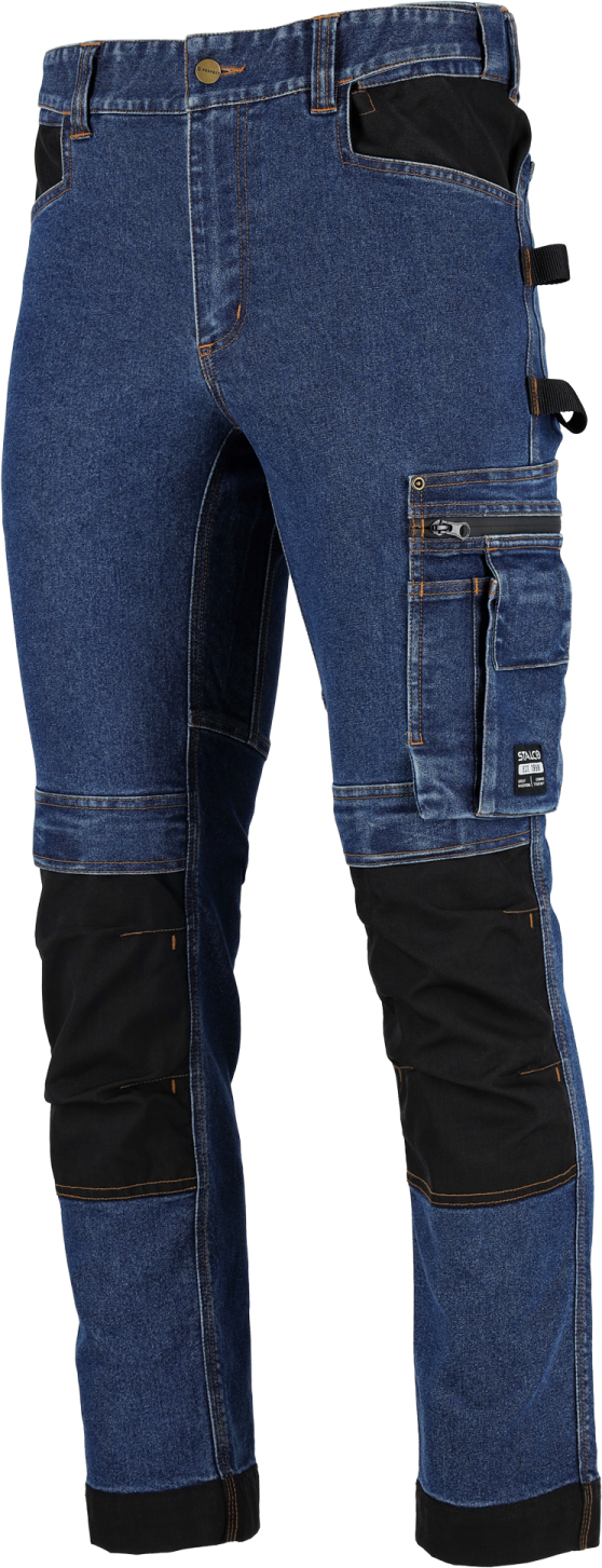 Pantaloni de lucru JEAN bleumarin STALCO PERFECT