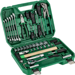 Set scule multifuncționale 1/2”+1/4” 55 buc clichet 90t ambalaj bmc STALCO S011100055