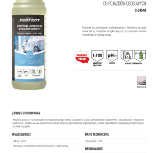 Spumă activă pentru autoturisme 1 L STALCO PERFECT S-64548