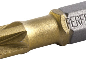Vârf bit 1/4" - blister PZ2x25mm titan (2 buc) STALCO PERFECT S-66400